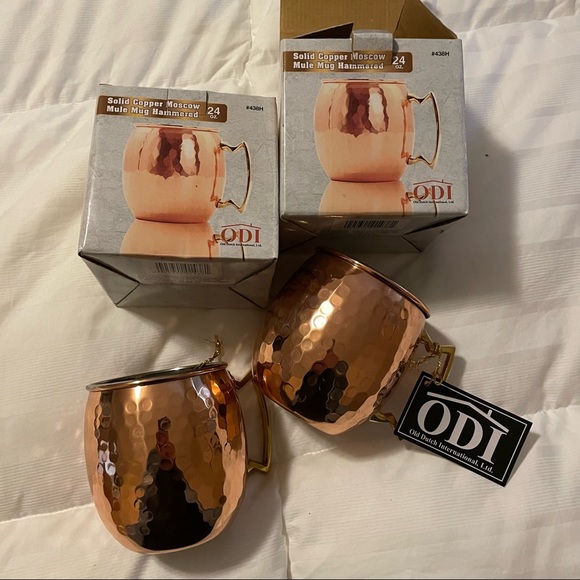 Other - Set of 2 Copper Moscow Mule Mugs